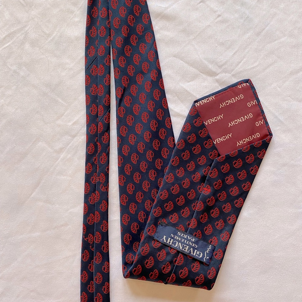 Givenchy necktie with Native American print.